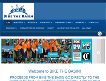 Tablet Screenshot of bikethebasin.org